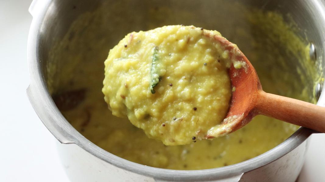 A ladle full of parippu curry