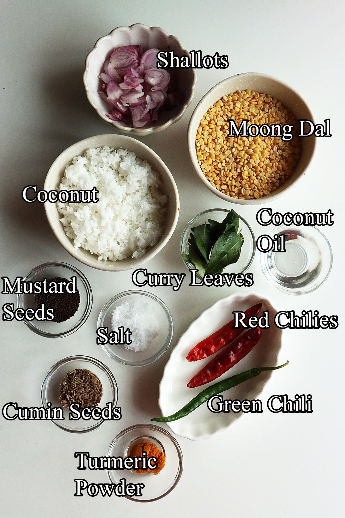 Ingredients are needed to make traditional kerala parippu curry