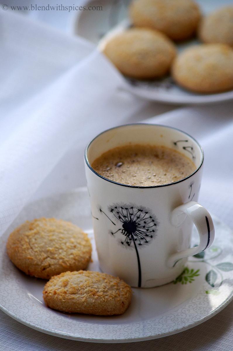 eggless wheat coconut cookies recipe with video, easy christmas cookies recipes