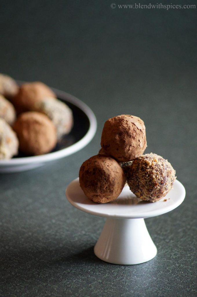how to make healthy truffles at home, healthy sweet snack recipes