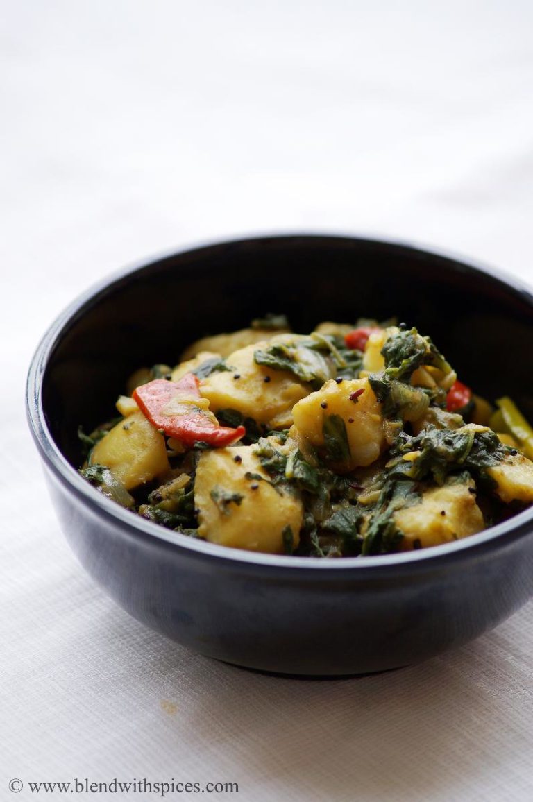 Saag Aloo Recipe - How to Make Saag Aloo Recipe - Indian Curry Recipe