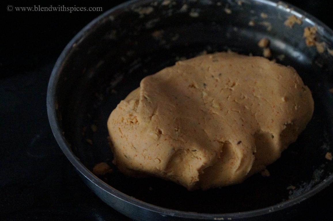 rice flour dough is ready to make Andhra chekkalu