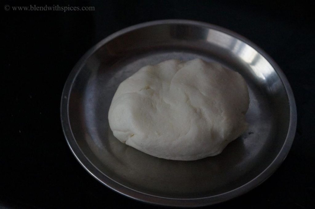 pal kozhukattai dough with rice flout