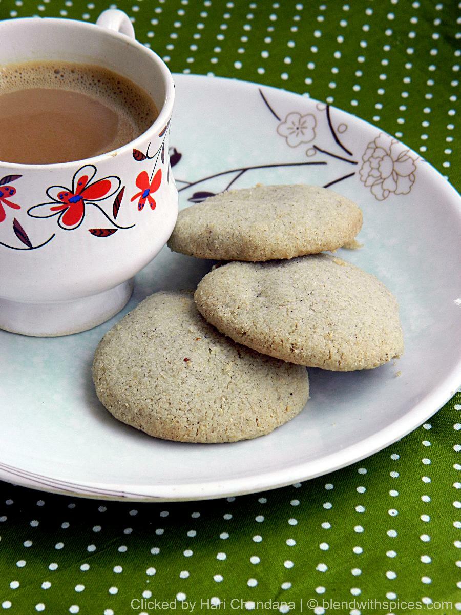Pearl Millet Almond Cookies Recipe (Eggless) - Blend with Pearl Millet Almond Cookies Recipe (Eggless) - Blend with