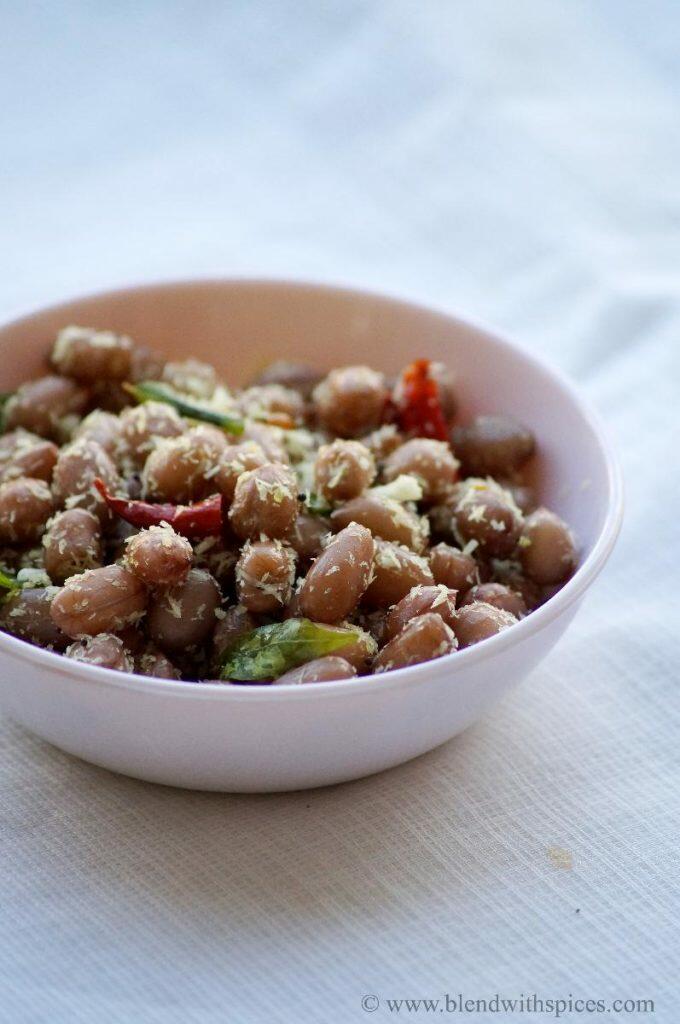 peanut sundal recipe, how to make peanut sundal, sundal recipes