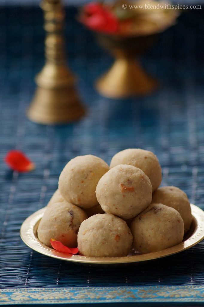 how to make poha peanut laddu, krishnashtami recipes