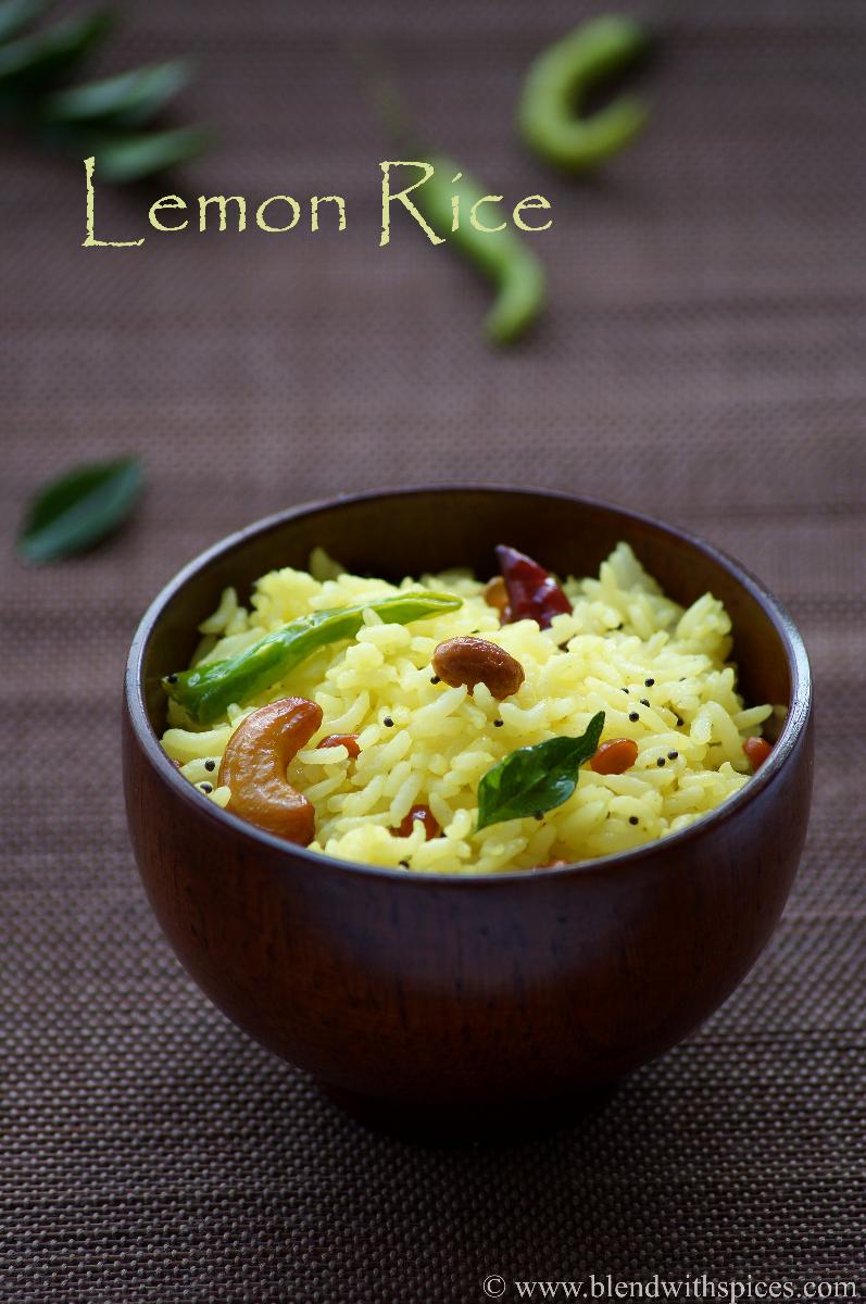 Lemon Rice Recipe - Nimmakaya Pulihora Recipe - Chitranna Recipe ...