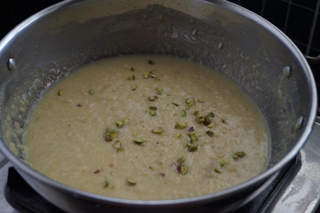 kesar apple kheer recipe, kheer recipes, khoya sweets