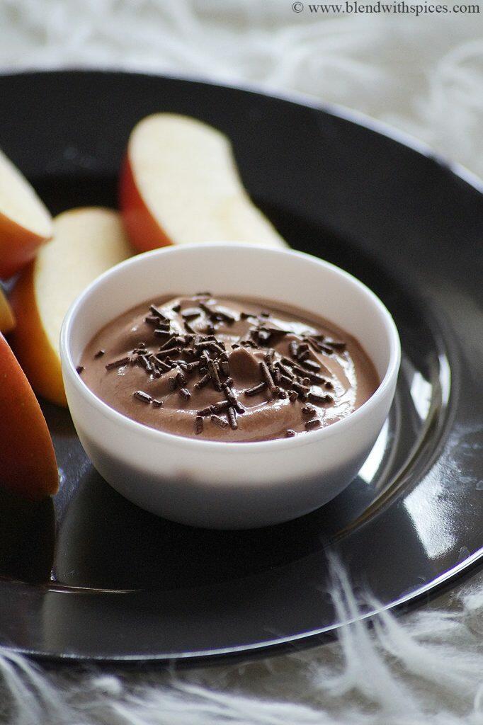 Chocolate Greek Yogurt Dip Recipe Easy Yogurt Chocolate Dip for Fruits