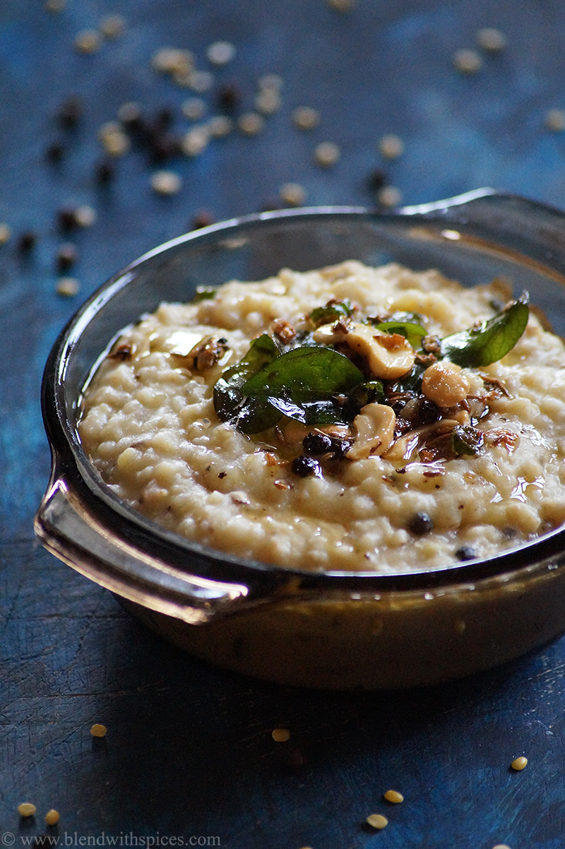 Indian style oats breakfast with spices