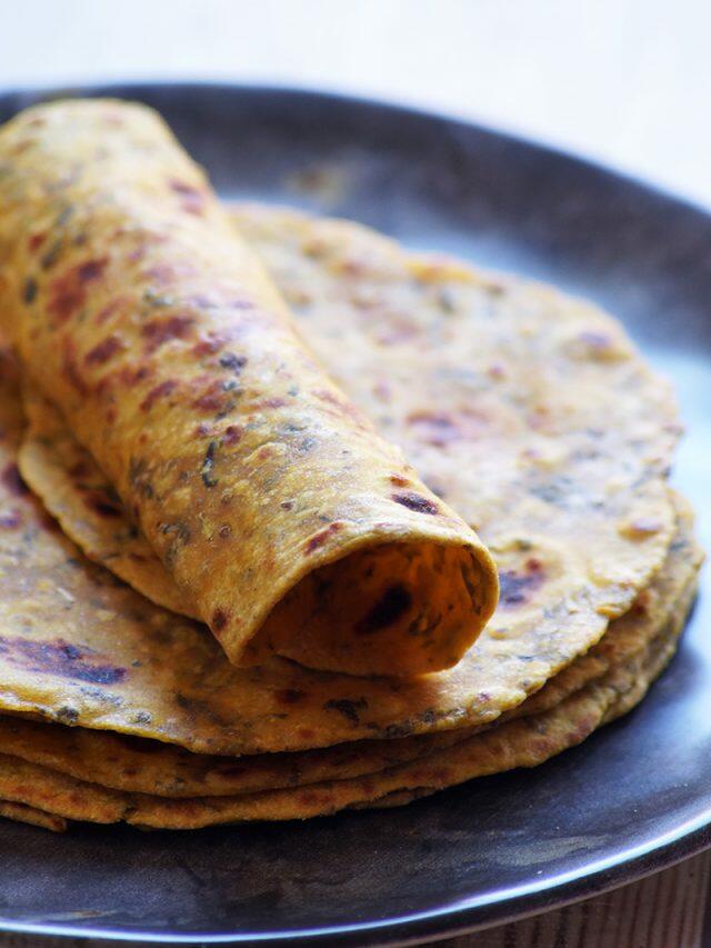 Jattar Roti Jonna Rotte ~ Traditional Jowar Roti - Blend with Spices