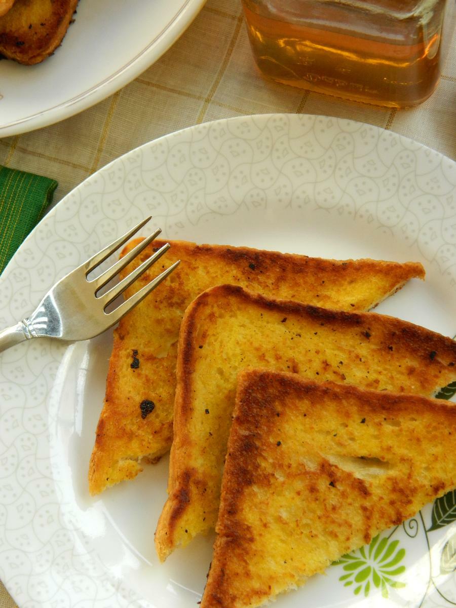 Easy Eggless French Toast Recipe Blend with Spices