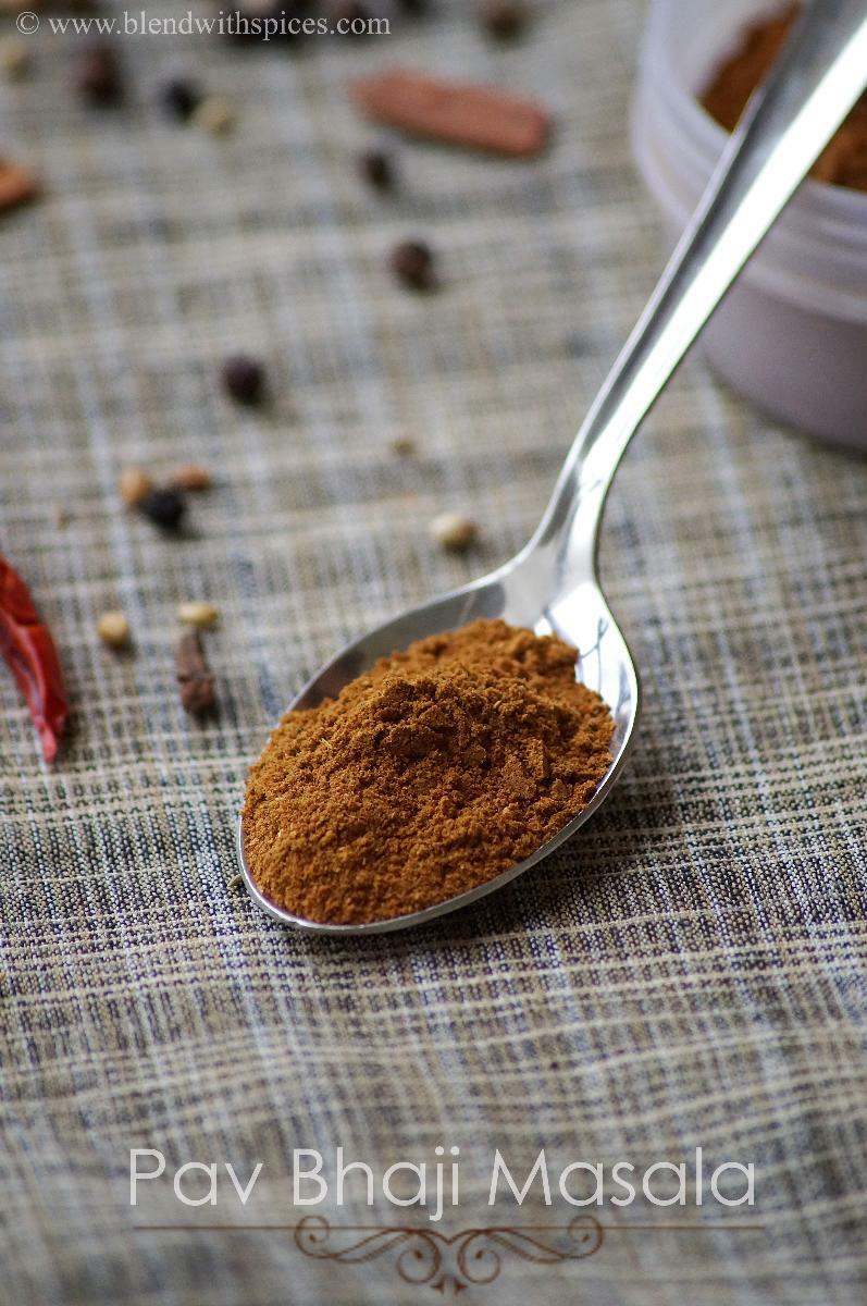 how to make pav bhaji masala powder, homemade pav bhaji masala, recipe of pav bhaji masala