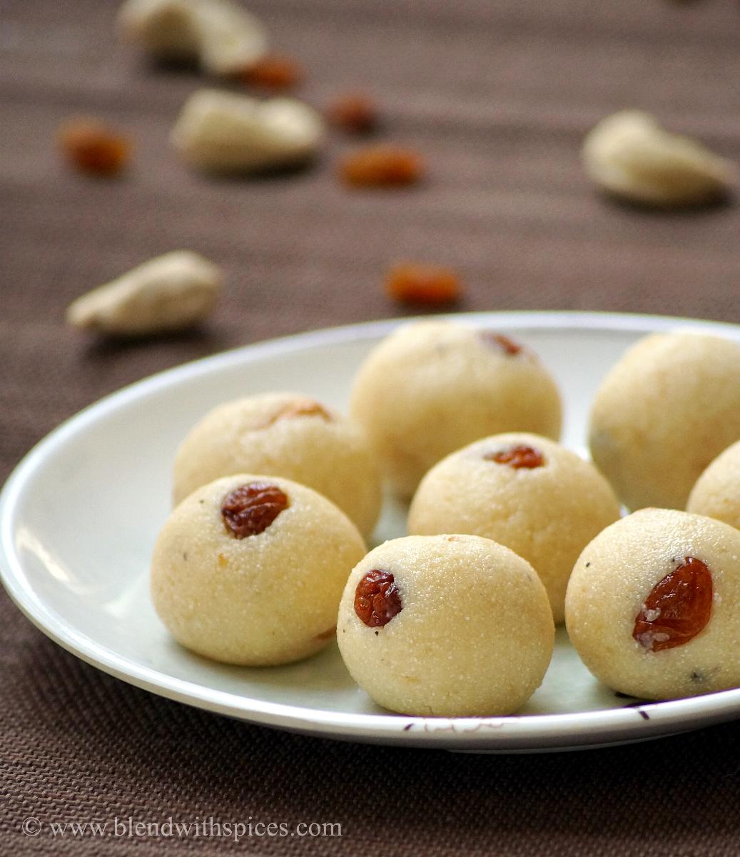 easy rava ladoo recipe with milkmaid, indian sweet recipes