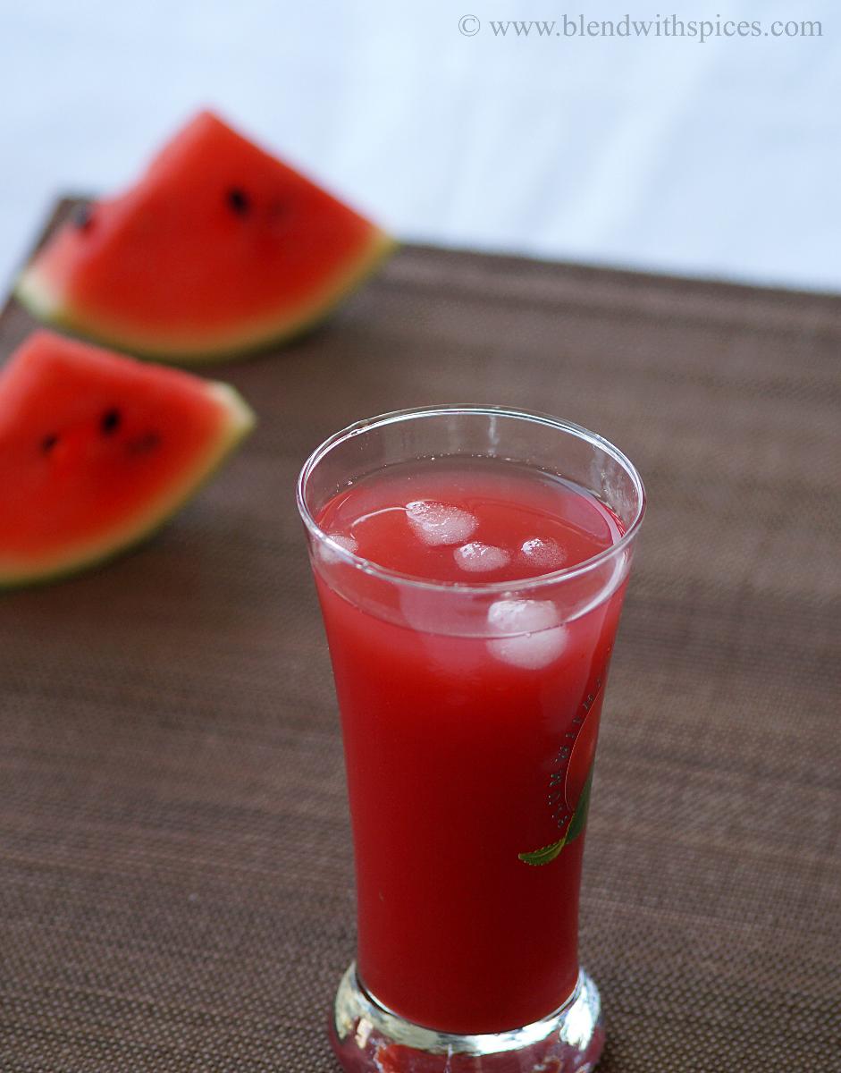 easy watermelon recipes, watermelon juice recipes | blendwithspices.com