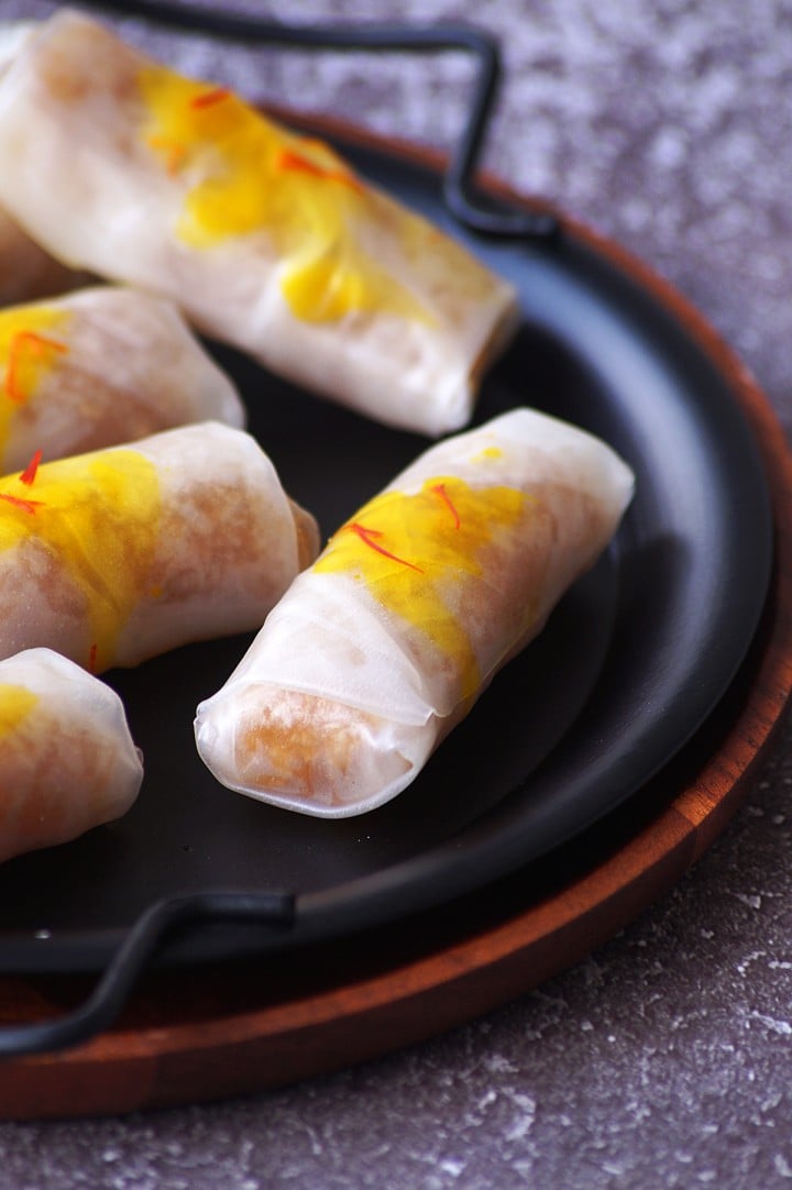 Rice Paper Modak Rolls Recipe