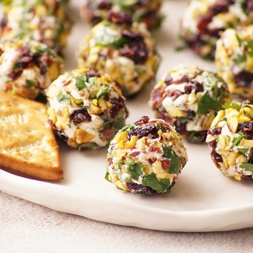 Festive Goat Cheese Balls Recipe